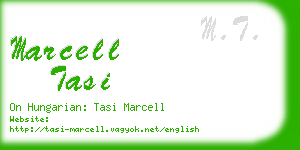 marcell tasi business card